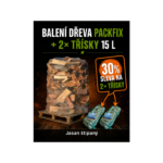 Výhodné balení Jasan štípaný 33 cm - balení PackFix + 2x třísky na podpal