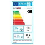 Alfa Plam Sporák peletový COMMO 12 ECO s výměníkem, černý, 12kW, 57 x 94 x 50 cm - Obrázek 2