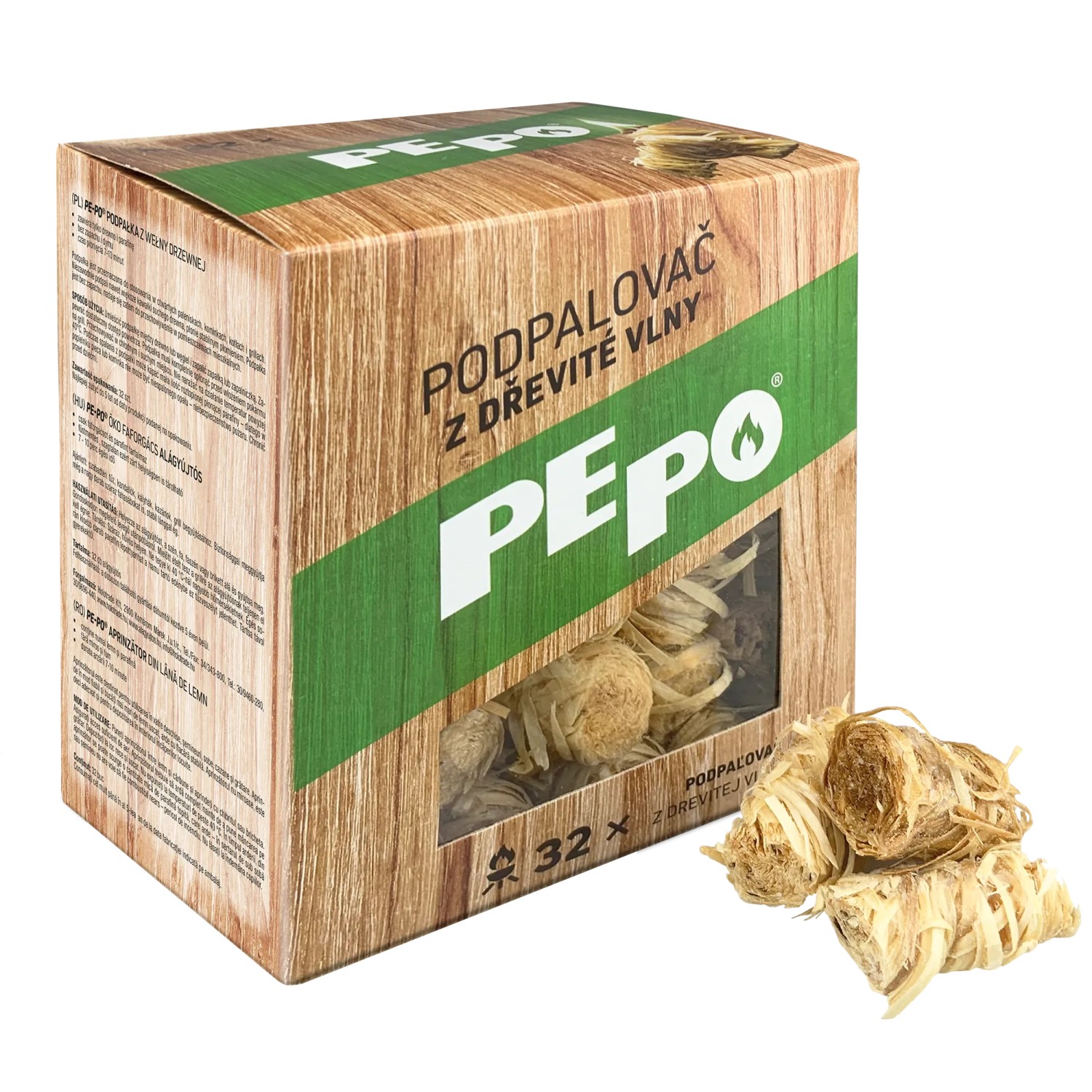 image-31.jpg PE-PO Podpalovač z dřevité vlny 32 ks - Obrázek 1